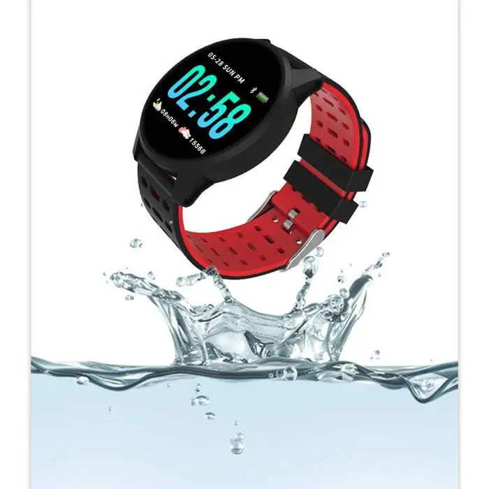 Водонепроницаемый Bluetooth спортивный умный Браслет фитнес-трекер