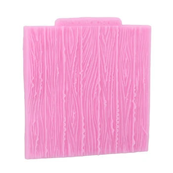 

1pc Bark Texture Wood Grain Pad Fudge Silicone Mold Cake Decoration Sugar Mold Baking Chocolate Mold