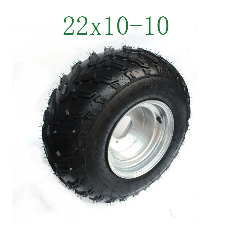 Горячая Распродажа картинг детская коляска ATV UTV 22X10-10 дюймов бескамерное колесо шин с ступица из алюминиевого сплава