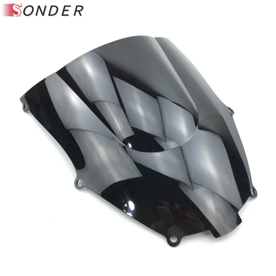 Экран ветрового стекла для мотоцикла с двойными пузырями Kawasaki Ninja ZX 9R ZX9R ZX900C 2000 2001