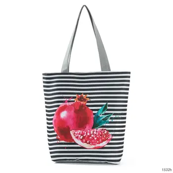 

Beach Bag Women Tote Bag Wholesale Cheap Tote Zipper High Quality Eco Friendly Shopping Bag Reusable Bag Floral Caute Fashion