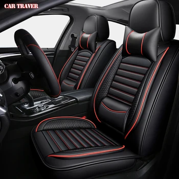 

CAR TRAVEL Leather car seat covers For toyota corolla auris land cruiser camry rav4 nissan note teana j32 auto accessories