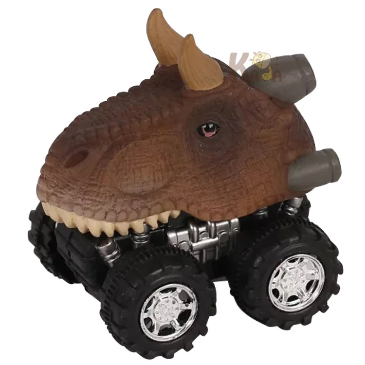Hot sale Mini Dinosaur Car Model Children's Toy Dinosaur Pull back car Toy Tyrannosaurus Car Action Figure Toys Christmas gifts