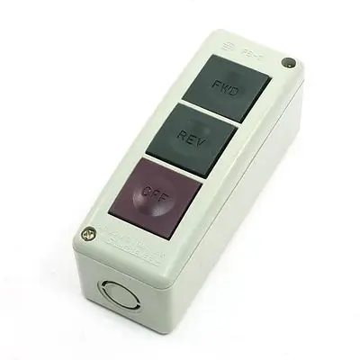 

AC250V 3A Forward Reverse OFF Momentary Push Button Control Switch