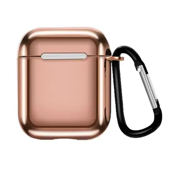 

For Apple for Airpods Protective Sleeve Plating Tpu Wireless Earphone Storage Box Silicone Simple Protective Case