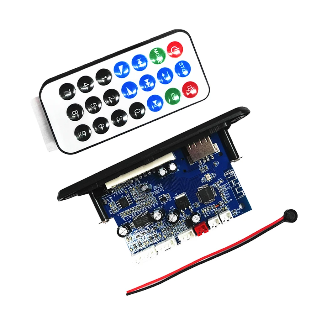 Bluetooth Digital Auto Car Stereo Power Amplifier Sound Mode Audio Music Player Support USB MP3 FM TF for Auto Motorcycle