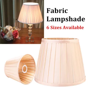 

Fabric Light Lampshade Home Table Lamp Cover Fixture Decoration Lamp Shade 22/26/30/35/40/45CM Lighting Accessories Champagne