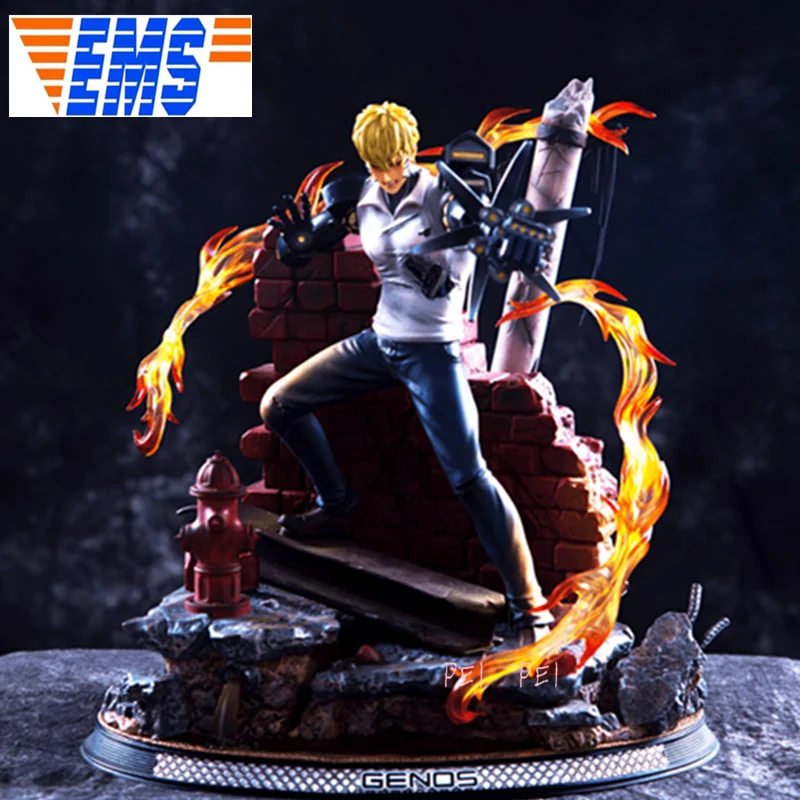 Аниме ONE PUNCH-MAN Genos Полноразмерное портретное Искусство ремесло gk Бюст Полная длина портрет анимационная фигурка gk Коллекционная модель игрушки
