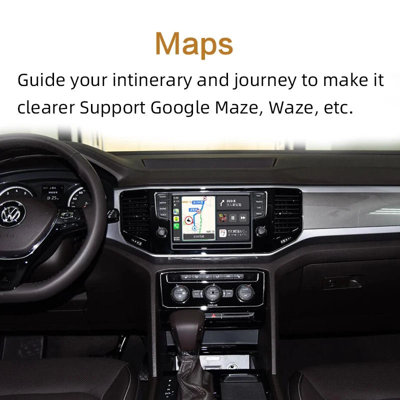 Sinairyu беспроводная Apple Carplay для Volkswagen Teramont 2015 2019 обновленная Android Авто зеркальная