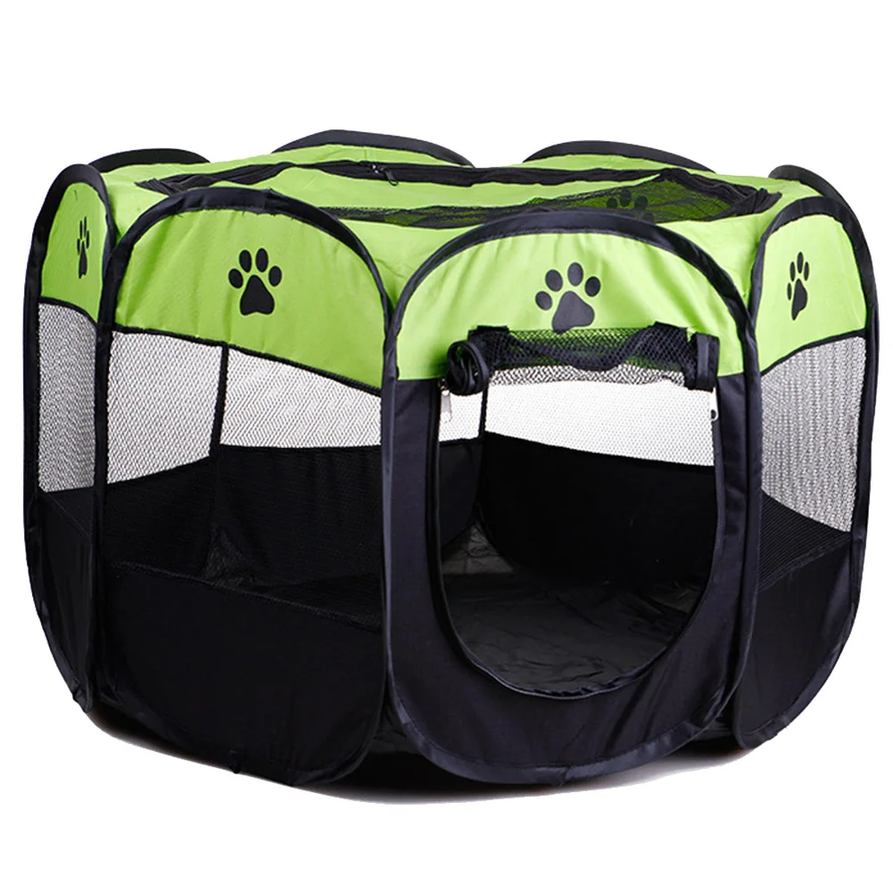 Hot Cleanable Foldable Octagonal Pet Dog Fence Tent Waterproof Comfortable Breathable Mesh Pet House L99