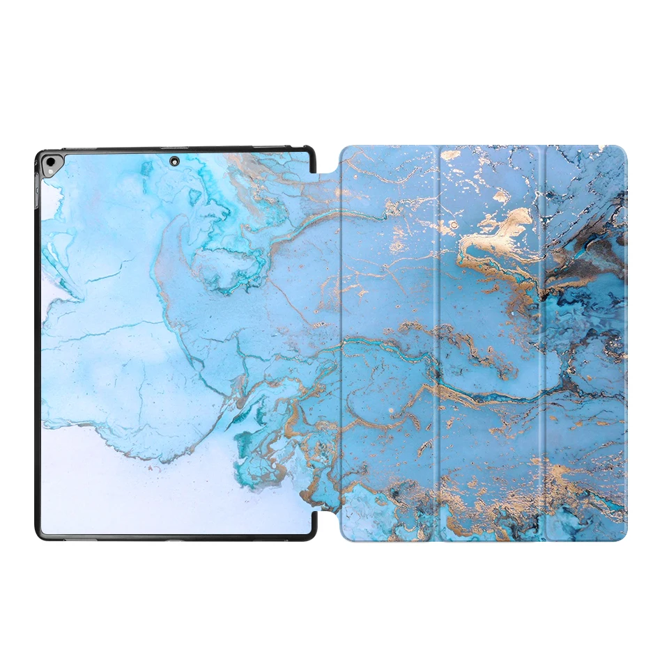 IP06 MTT мраморный Чехол для iPad Pro 12,9 '' версия из искусственной кожи откидная подставка защитный чехол для планшета Авто Режим сна/пробуждения - Цвет: IP06