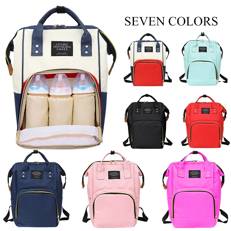 Diaper-Bag-Pregnant-Women-Mummy-Travel-Nappy-Bag-Large-Capacity-Waterproof-Zipper-Maternity-Nappy-Bag-Nursing