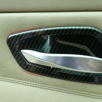 

Carbon Fiber Style Door Handle Bowl Cover Trim For BMW 3 Series E90 Sedan 05-12