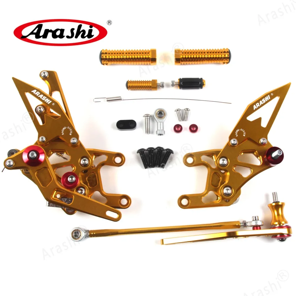 Arashi CNC регулируемая подножка Rider подножки Rearset для HONDA CBR1000RR non-ABS 2012- CBR 1000 RR CBR1000 1000RR