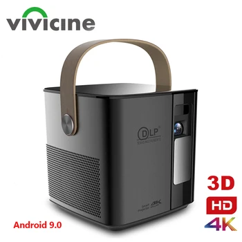 

Vivicine Upgraded P12 3D 4K Projector,Android 9.0 WIFI HDMI USB 1080p Full HD Home Theater Video Proyector Beamer