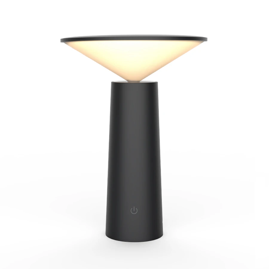 Dimmer Desk Lamp Protect Eye LED Reading Lamp With USB Charging Brightness Touch Adjustable Table Lamp Kids Children Night Light - Цвет корпуса: Черный