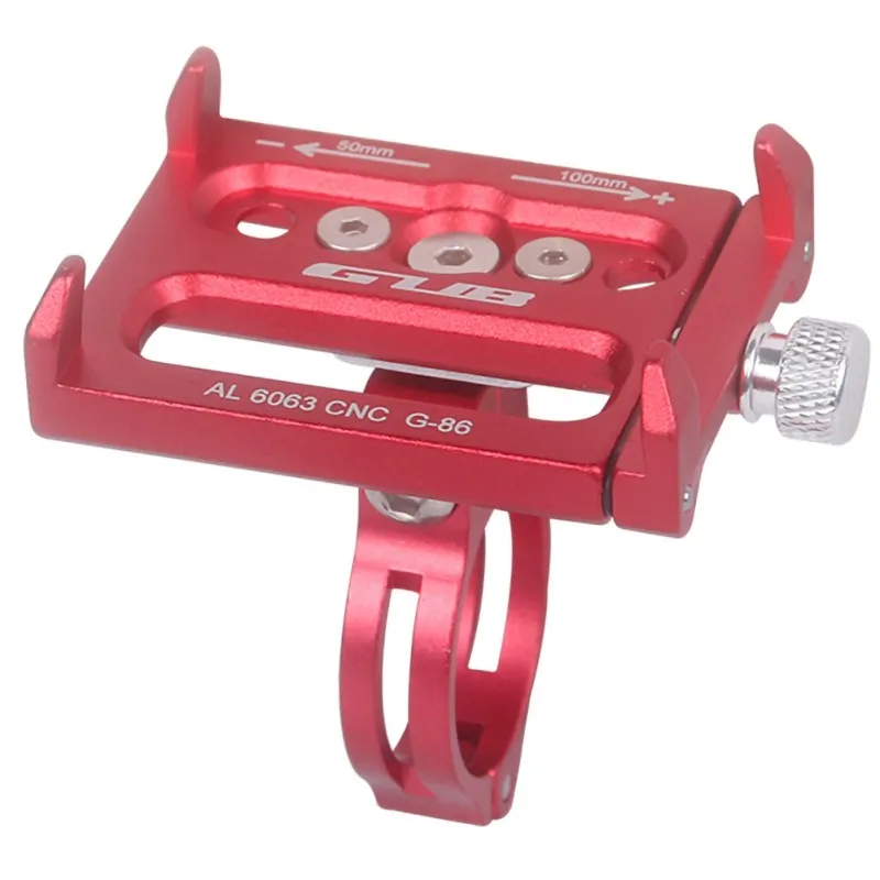 GUB G-86 Bicycle Handlebar Rack Width Adjustable Holder Support Stand for Phone Mount Alloy CNC Machined& Anodized Furnishing