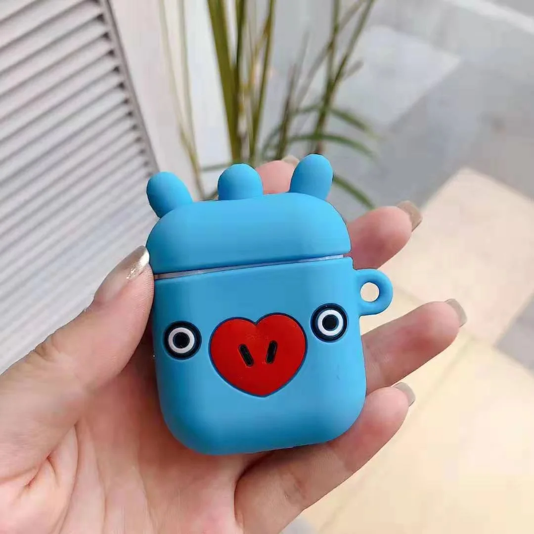 Горячая Корея мультфильм Молодежная Лига мальчик скауты беспроводной bluetooth гарнитура чехол для Airpods милый 3D кукла Мягкий силиконовый чехол для наушников