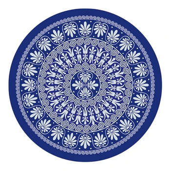 

New Mouse Pad,Round Mouse Mat,Small Circular Mousepad with Designs, Non-Slip Rubber
