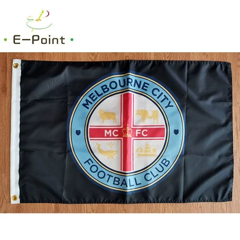

Flag of Australia A-League Melbourne City FC 3ft*5ft (90*150cm) Size Christmas Decorations for Home Flag Banner Gifts