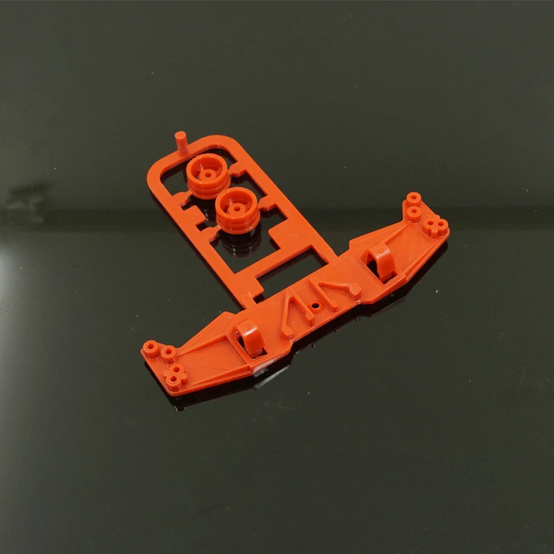 10 pcs project D MINI 4WD self-made tamiya parts plastic wing for S2 chassis clear black and red color 2