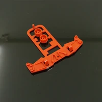 10 pcs project D MINI 4WD self-made tamiya parts plastic wing for S2 chassis clear black and red color 2