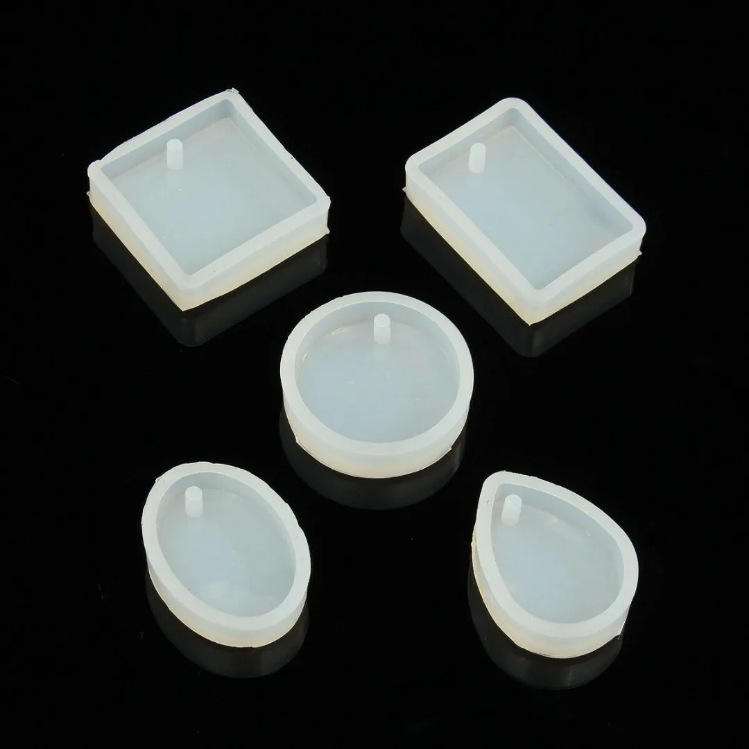 113pcs DIY Bracelet Dropping Pendant Mould Kit Resin Casting Clay Mold Silicone+mixing Rod Eye Pins Reusable Handcraft Supplies