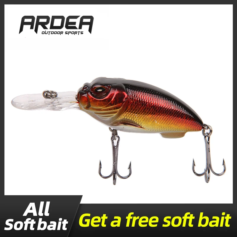 

ARDEA fishing lure crank hard lure 55mm 13.5g floating lure trolling lure wobbler crankbait lure deep lure seawater bass lure