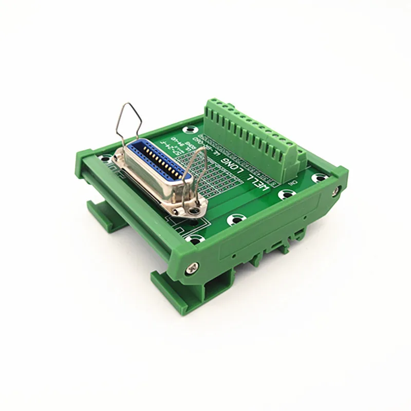 Крепление на din-рейку серии 57 24-Pin 0,08" гнездовой разъем Breakout Board