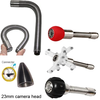 

90 degree long head 23mm Under Water Sewer Drain Pipe Wall Inspection Camera Replacement With 12pcs LED Lights for pipe camera