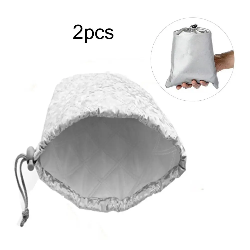 

2PCS Car Side Mirror Protective Cover Waterproof Frost Guard Mirror Cover For Rear View Mirror