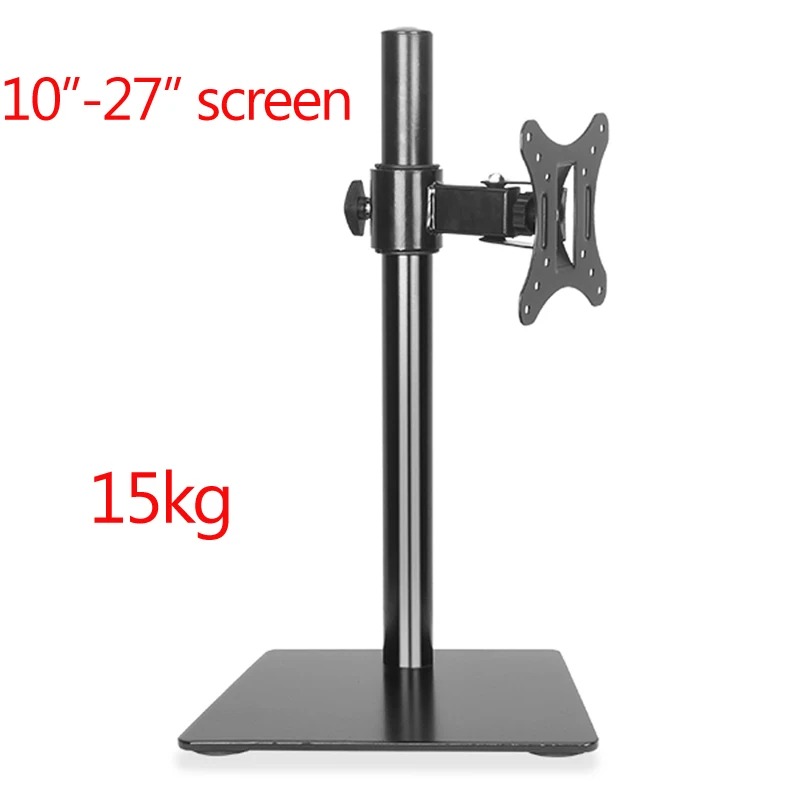 Rack para Mesa com Suporte de 10 27 e 25 Altura Ajustável 15kg Tela Única