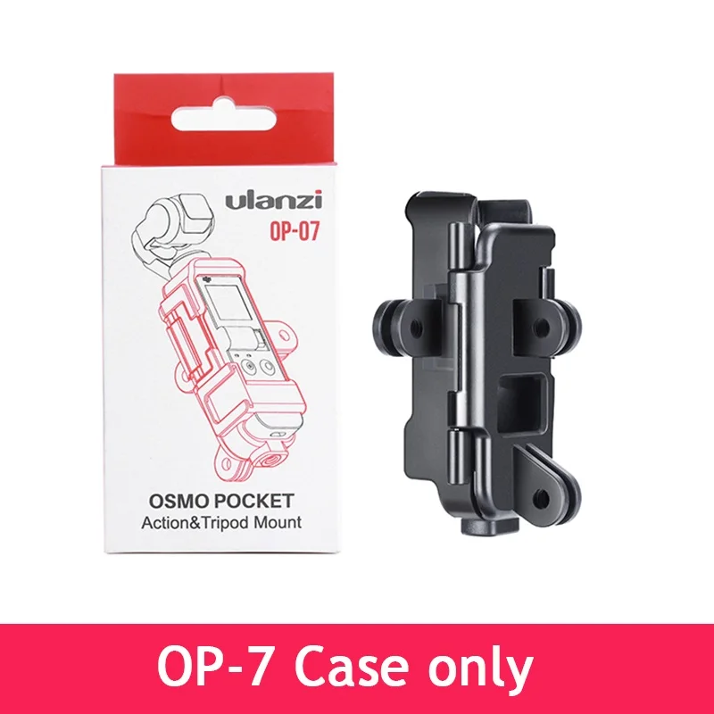 DJI Osmo Карманный широкоугольный объектив профессиональный HD магнитная структура линзы для DJI Osmo Карманная камера с корпусом чехол - Цвет: OP-7 Case