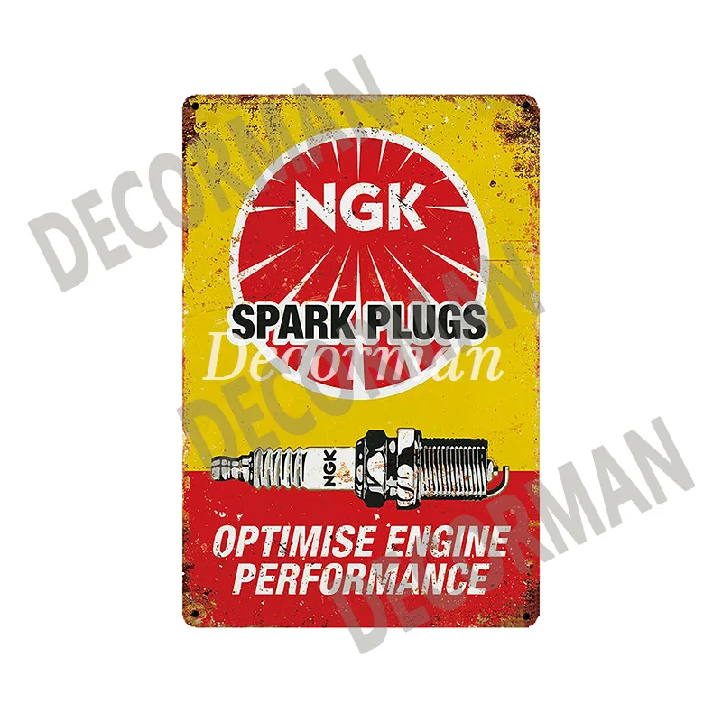 [DecorMan] Norton ESSO автомобильные металлические знаки, плакаты, винтажная железная живопись, на заказ, клубный декор, LTA-1708 - Цвет: GXP-244