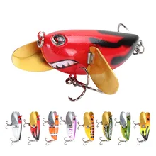 1PCS Creative Wave Party Bionic Bait 6cm/12.6g Floating Water Minoruya Bait Fishing Gear with Fake Bait on The Water Surface,