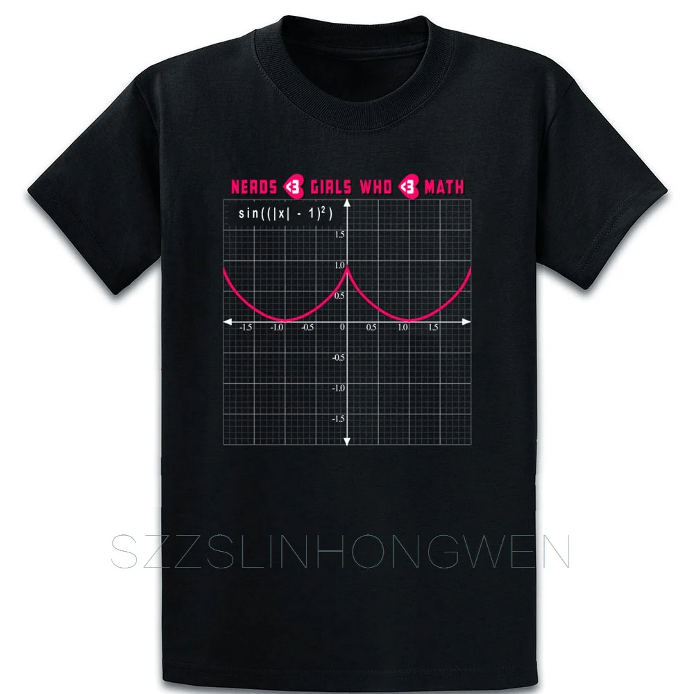 

Nerds Heart Girls Who Heart Math T Shirt Authentic Design Leisure Spring Autumn Size Over Size S-5XL Short Sleeve Vintage Shirt