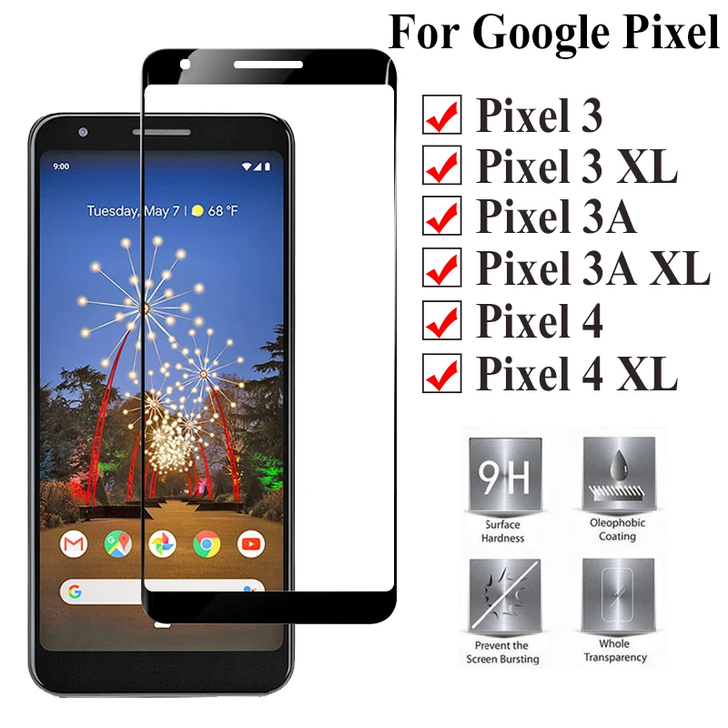 Защитная пленка для экрана для google pixel 3a 4 xl 3 из закаленного стекла pixel3 a, Защитная пленка для экрана a3 pixel4 3axl 4xl verre tremp cam