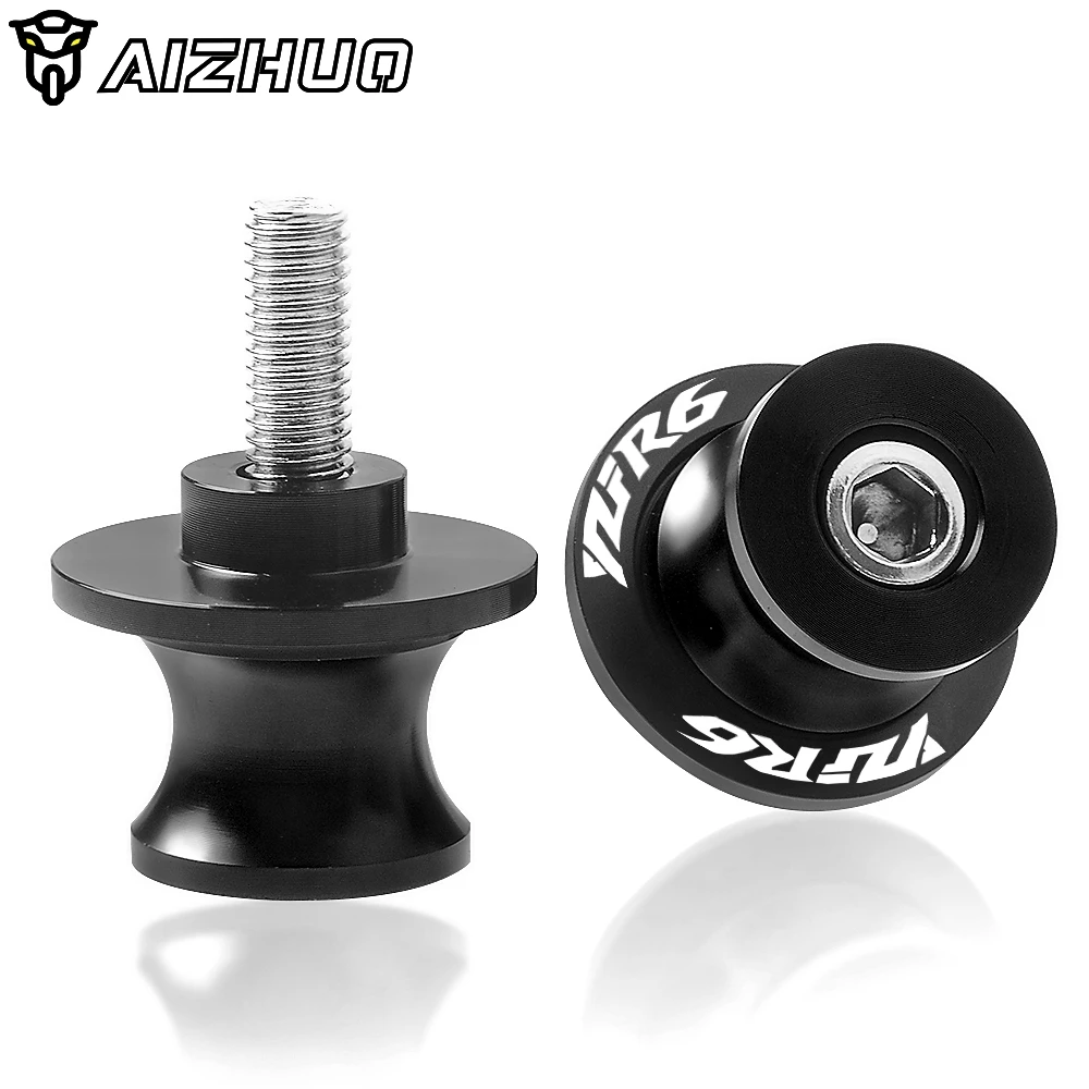YZF R6 Motorcycle 6MM CNC Aluminum Swingarm Spools Stand Screws Slider FOR YAMAHA YZF R6 1999 2000 2001 2002 2003 2004-2019 M6