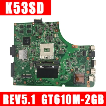 

for ASUS K53SD motherboard K53SD REV5.1 Mainboard GT610M 2GB HM65 Chip PGA989 DDR3 100% tested