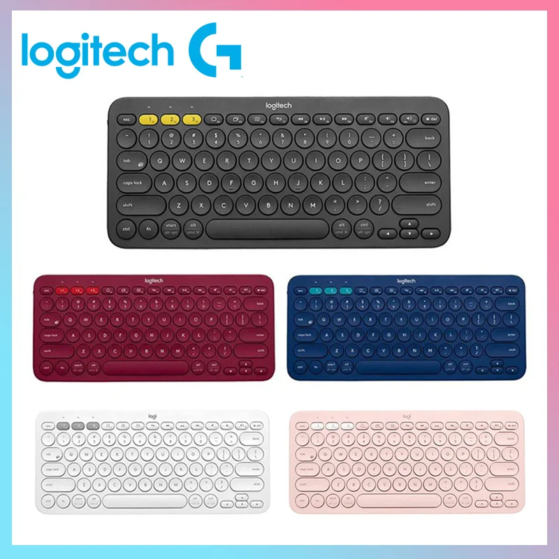 Logitech K380 многофункциональная Bluetooth Беспроводная игровая клавиатура Pebble Mouse Mini для