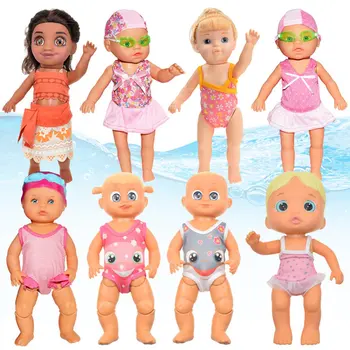 

Girls Doll Early Education Smart Electric Swimming Pool Partner Kids Doll Play with Water Bath Baby Bathroom Bebe