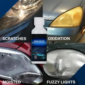 

20ml Auto Headlight Renew Polish Cleaning Car Window Bright Repair Repair Lamp Headlight White Polishing Cleaner Agent Head Z1H0