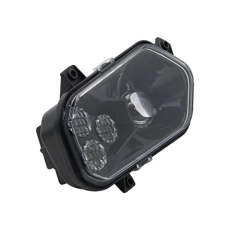 Черный хром аксессуары для ATV светодиодный светильник s Atv головной светильник s Для Polaris RZR XP 900 светодиодный налобный светильник RZR 800 светодиодный налобный прожектор