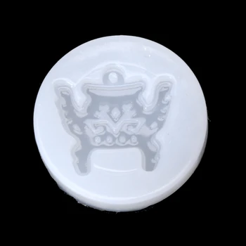 

Chinese Style Tai-chi Jade Pendant Buddhism Silicone Mold Resin DIY Jewelry Mold 634D