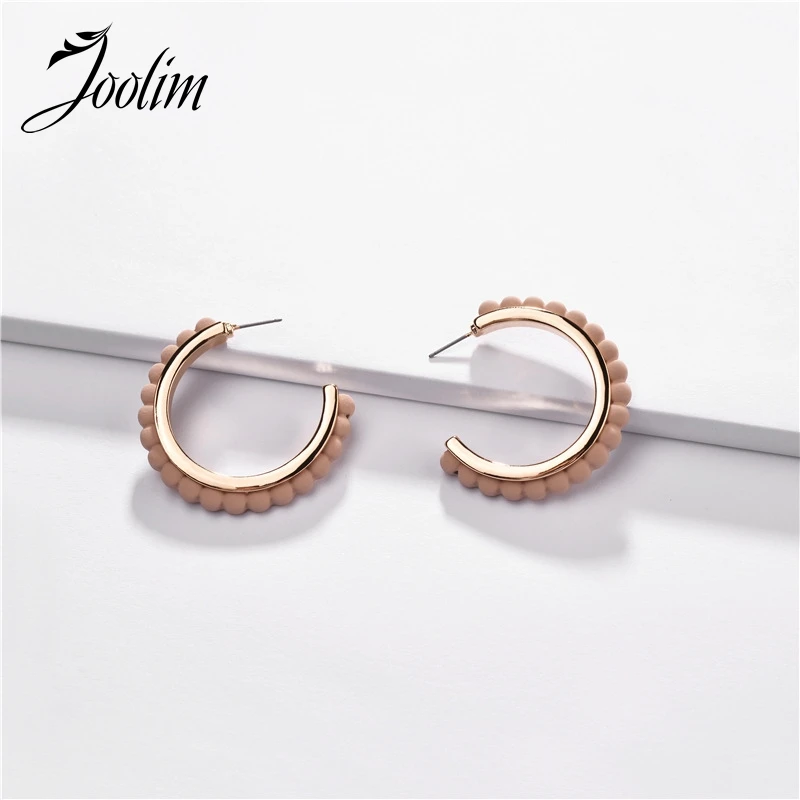 

Joolim 5 Colors Flower Shape Earring C Earrings Trendy Jewelry Wholesale