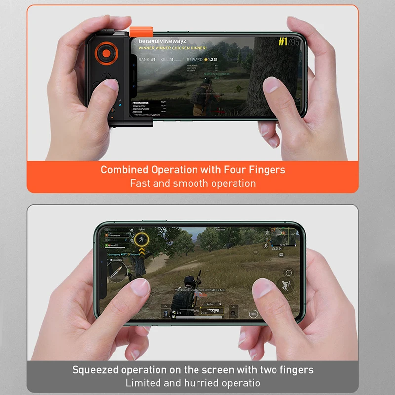  Baseus PUBG Mobile Gamepad Wireless Joystick Game Controller Bluetooth Joystick For IOS Android Mob