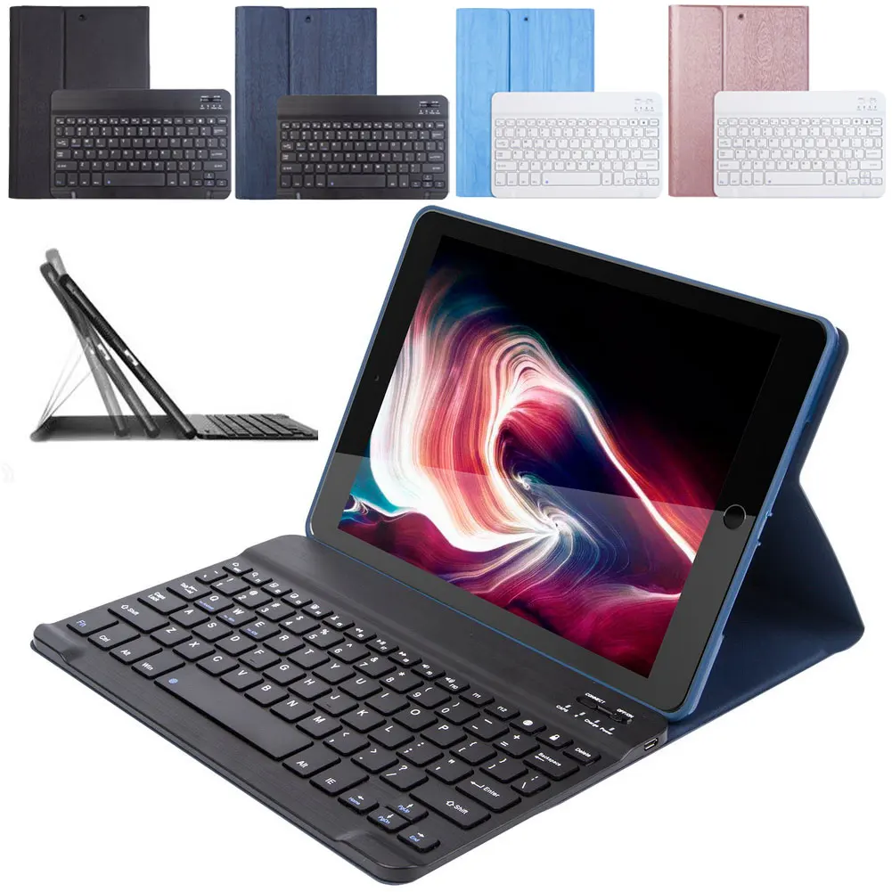 

Bluetooth Wireless Keyboard Case For iPad 9.7'' 2017 2018 Air 1 Air 2 Tablet Case Magnetic Smart Cover Keyboard Case Stand Cover
