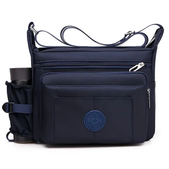 

New Fashion Vintage Men Oxfords Handbags High Quality Men Shoulder Bags Male Big Capacity Women Messenger Nylon Crossbody Bags