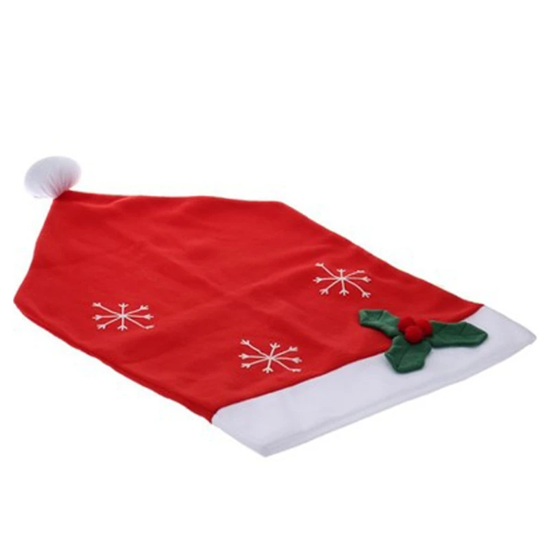 Christmas Holiday Santa Chair Hat Cover Tablecloth Christmas Party Table Dinner Decoration Home Decor