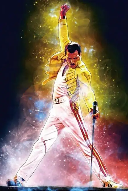 

New 5D DIY Diamond Painting Queen Freddie Mercury Diamond Embroidery Rhinestone Picture Full Diamond Mosaic Home Decoration Gift